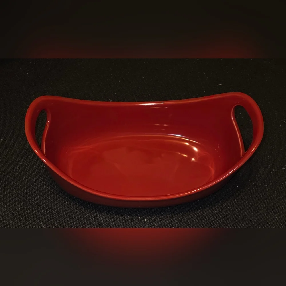 Rachael Ray Casserole Baking Serving Dish 1.25 Quart Red 11.5